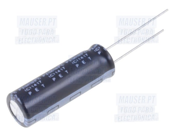 (imagem para) Condensador Electrolítico 27uF 400V 105ºC Ø10x30mm